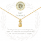 2352 Sea La Vie Thanks GLD Necklace