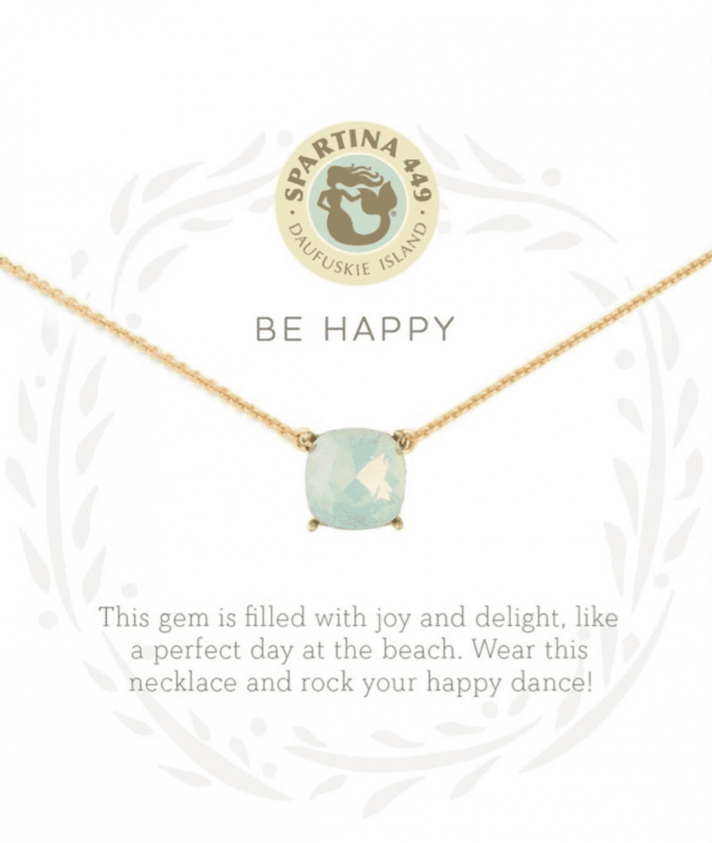 2354 Sea La Vie Happy GLD Necklace