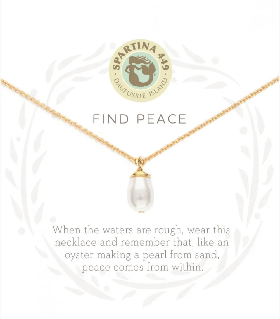 2360 Sea La Vie Find Peace GLD Neck