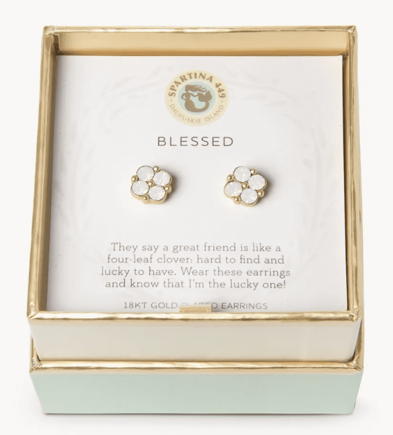 2379 Sea La Vie Blessed GLD Earrings