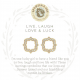 2383 Sea La Vie Luck GLD Earrings