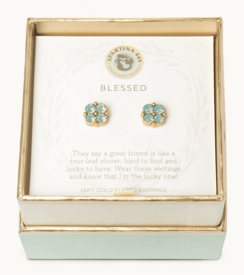 2385 Sea La Vie Blessed GLD Earrings