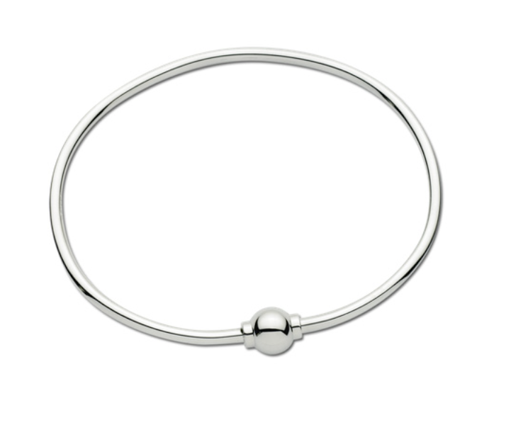 3237 CC Bangle Silver Silver 6.5