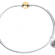 3240 CC Bangle Silver Gold 6.5