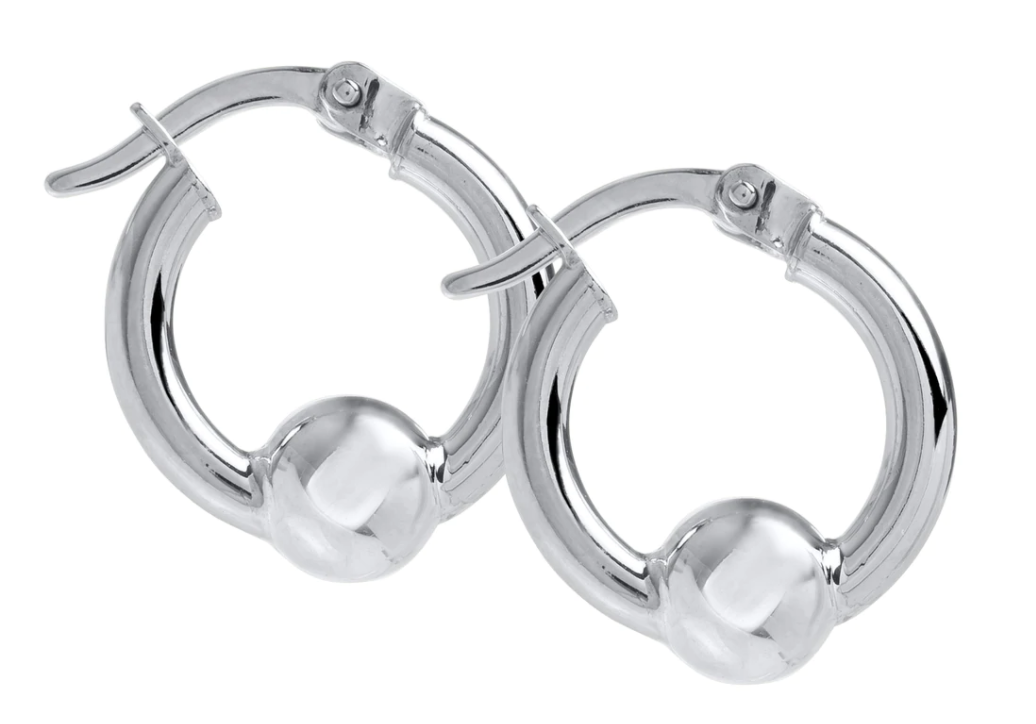 3250 CC Hoop Silver Silver small