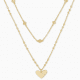 3482 Ari Heart MIt Neck GLD