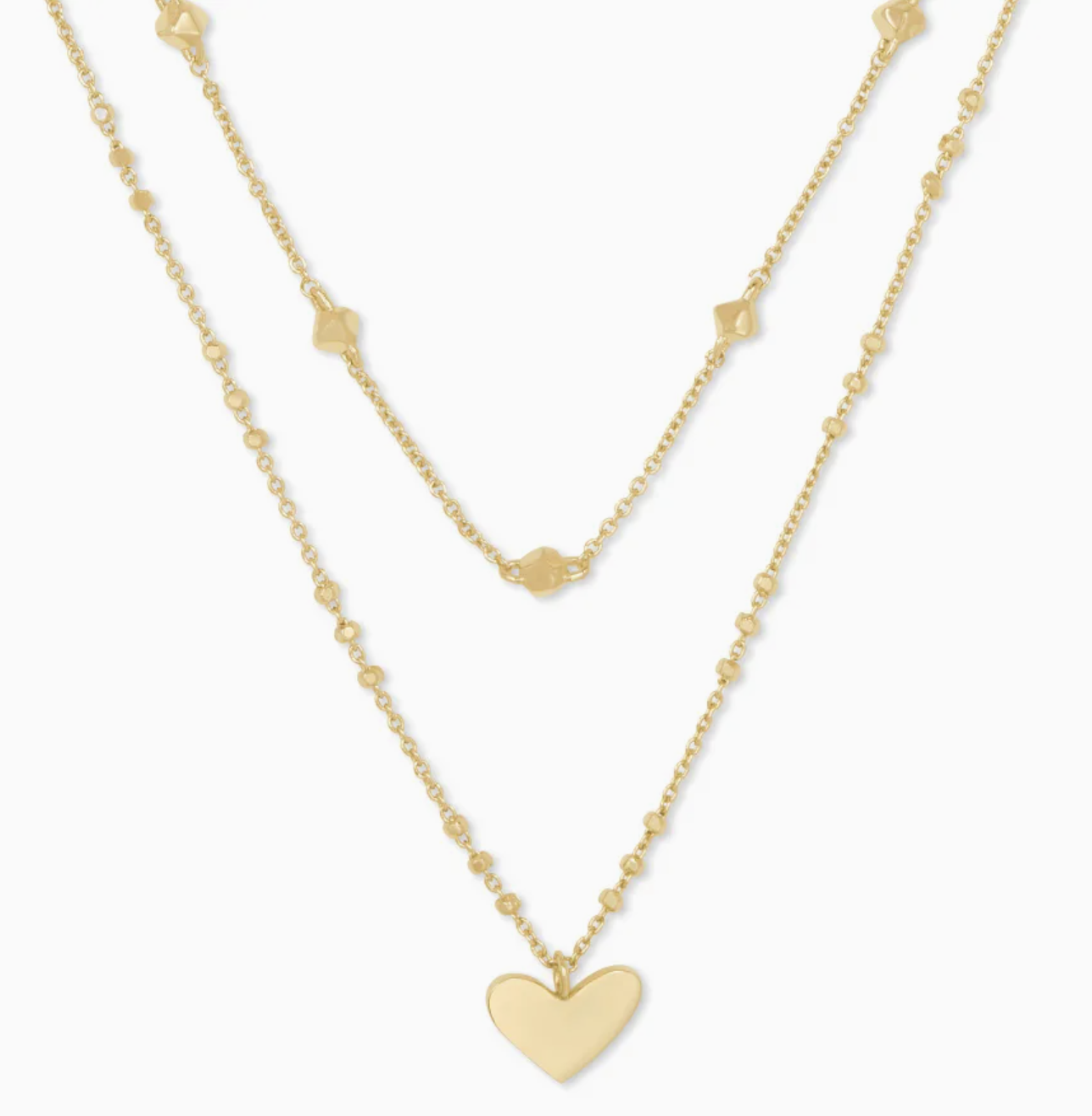 3482 Ari Heart MIt Neck GLD