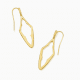 5577 Abbie Open Frame Earrings Gld