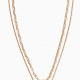 5601 Brooke Multi Strand Neck RsGld