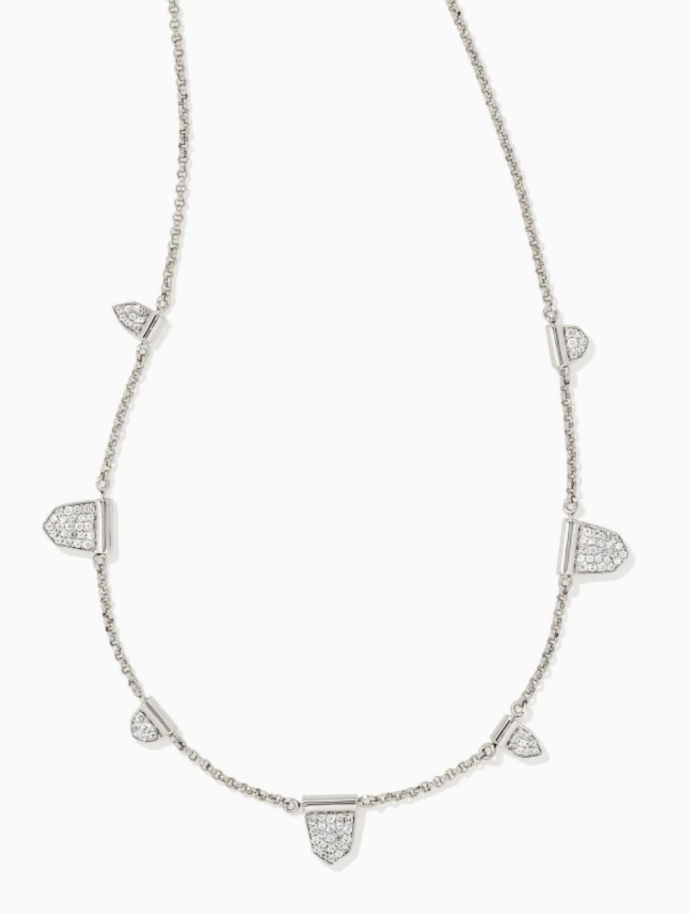 5602 Adeline Strand Necklace Rhod