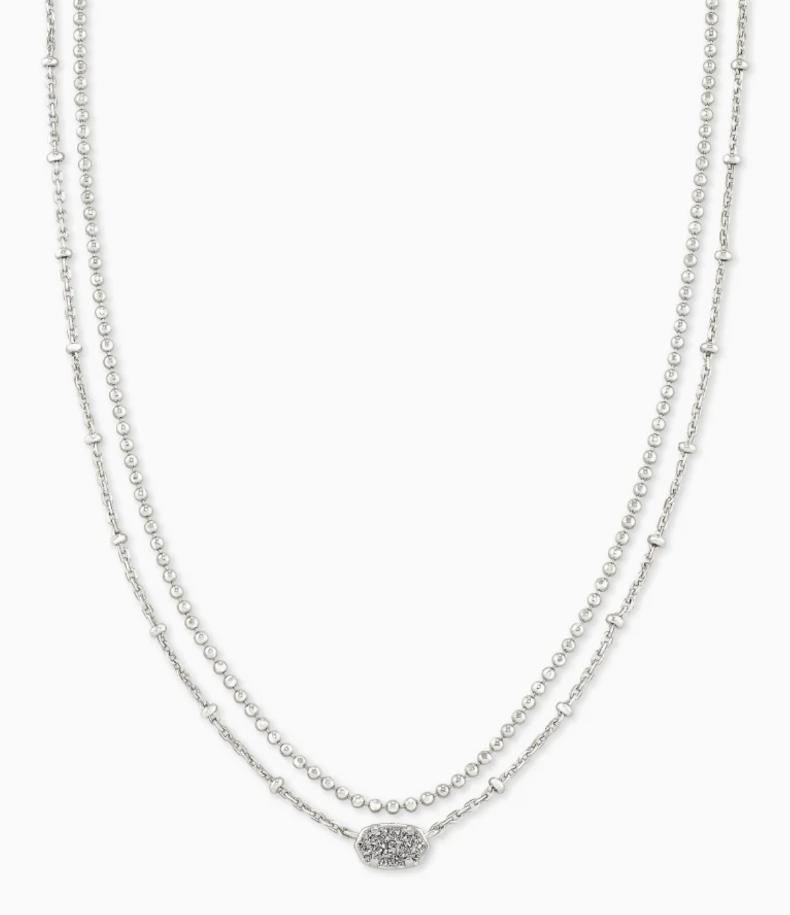 5603 Emilie Necklace Plat Drzy Rhod