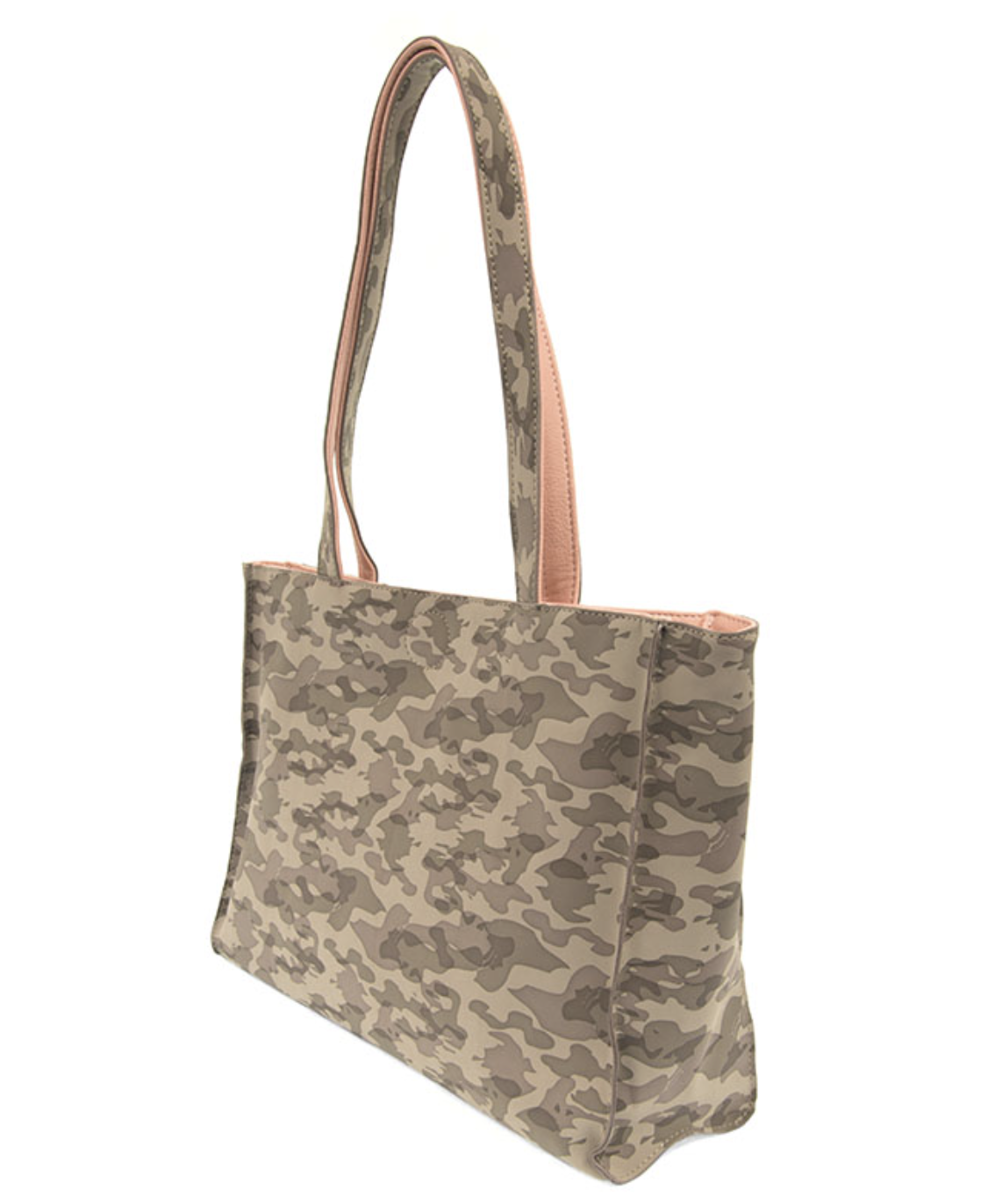 5860 Camo Reversible Tote Grey Pink