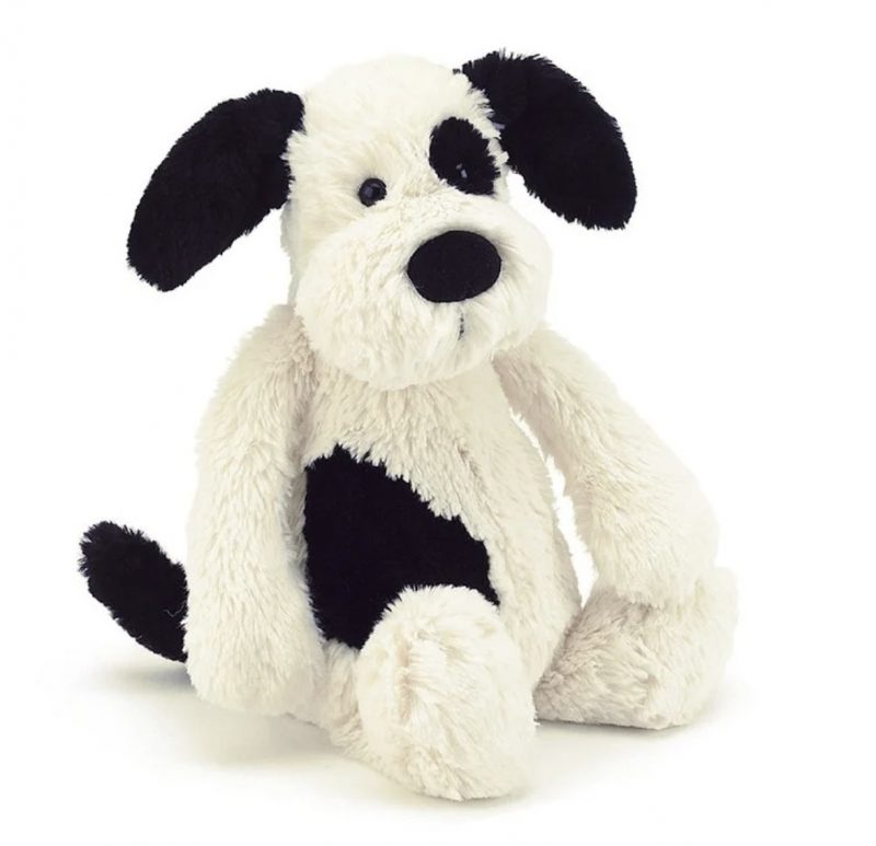 6803 Sm Bashful Blk Cream Puppy