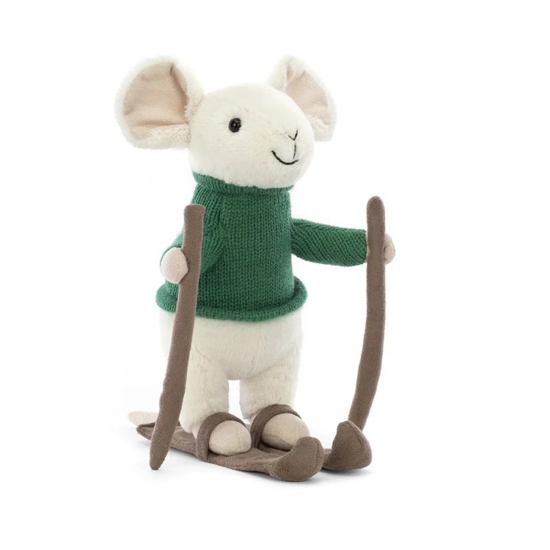 7961 Jellycat Merry Mouse Skiing