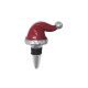 8305 Mariposa red santa hat bottle stopper