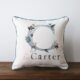 9566 Little Birdie Boy Initial Pillow