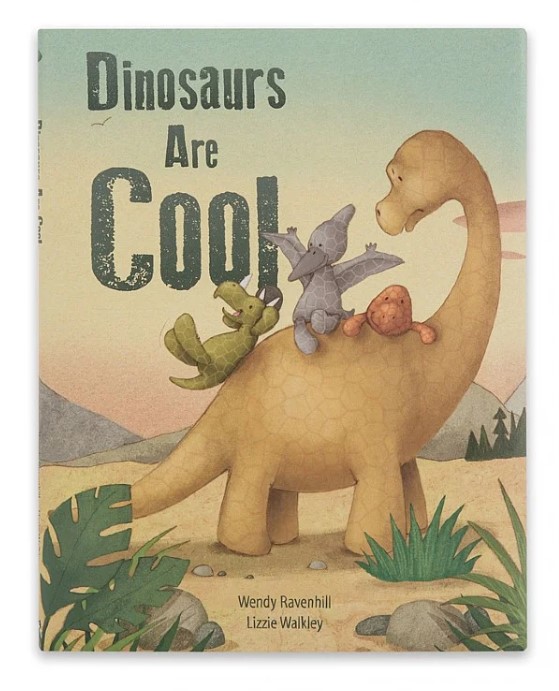 1989 Jellycat Dinosaurs are Cool Book