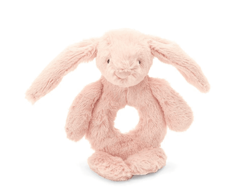 22839 Bashful Blush Bunny Ring Rattle