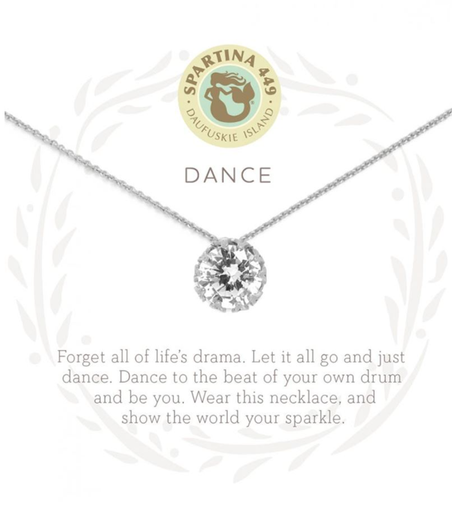 7179 Sea La Vie Dance Silver Necklace